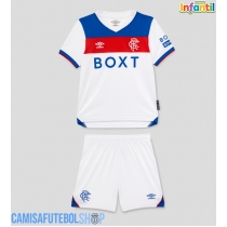 Camisa de time de futebol Rangers Replicas 2º Equipamento Infantil 2025-26 Manga Curta (+ Calças curtas)